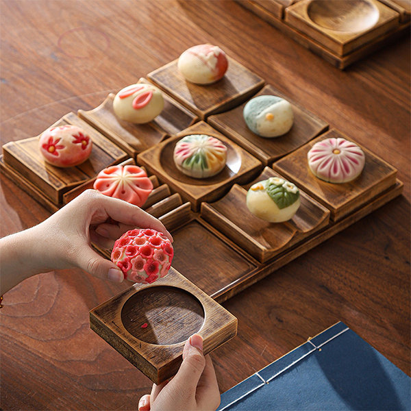Japanese Dessert Plate Storage Box - Ceramic - Bamboo - 4 Patterns -  ApolloBox
