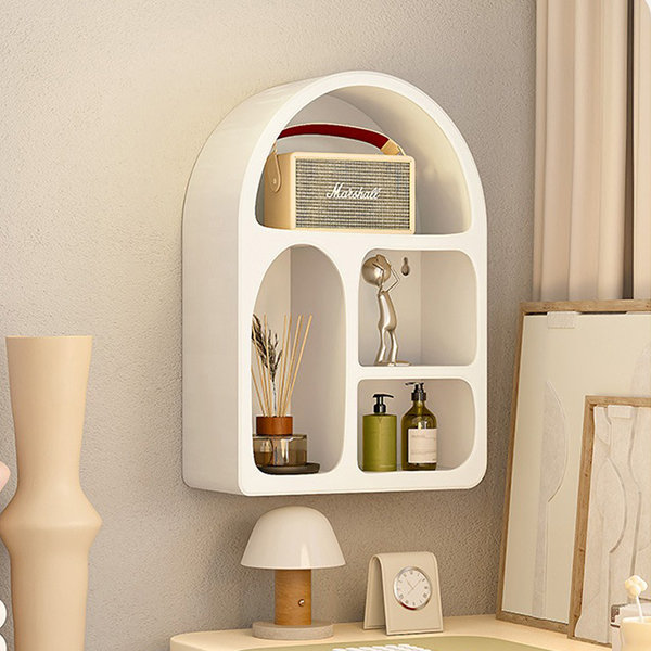 Minimalist White Storage Cabinet - Arch - Square - Segmented Organization  from Apollo Box