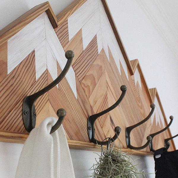 Coat Hooks Wall Mounted Coat Rack Metal Coat Hooks Abstract Feather  Decorative Wall Hook Towel Hooks