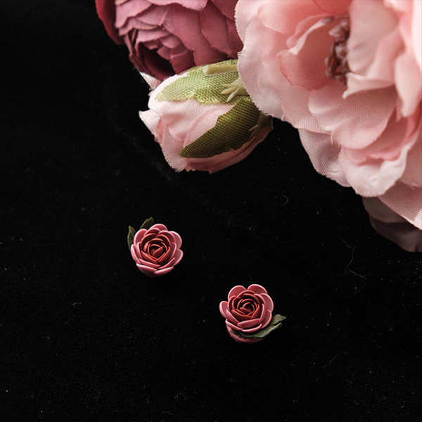 Trendy Rose pinkish red gemstone beaded handmade bracelet at ₹1400 | Azilaa
