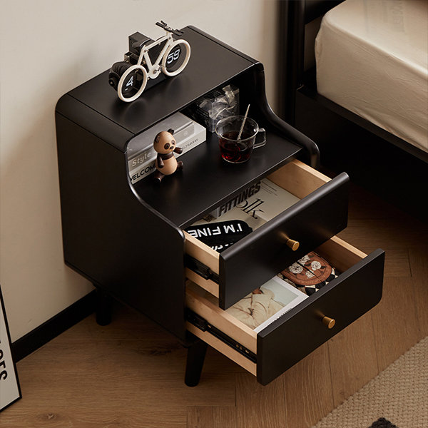 Modern Bedside Table - Wood - Gray - White - 8 Colors from Apollo Box