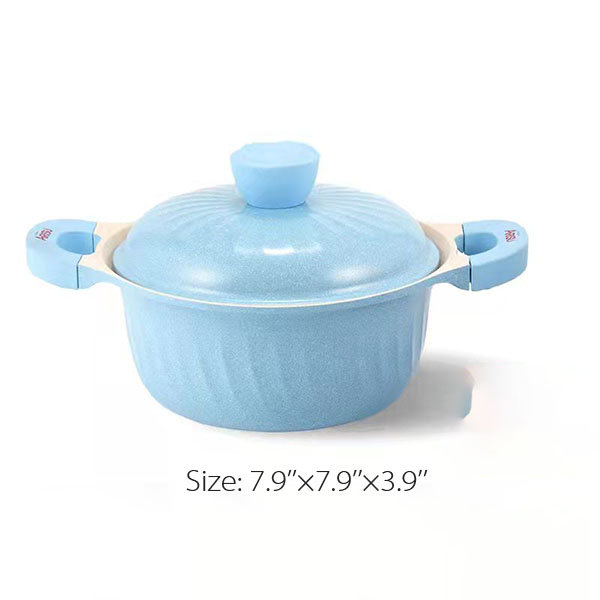 Ceramic Soup Pot - Blue - Yellow - Pink - Green - Ideal For Daily Use from  Apollo Box