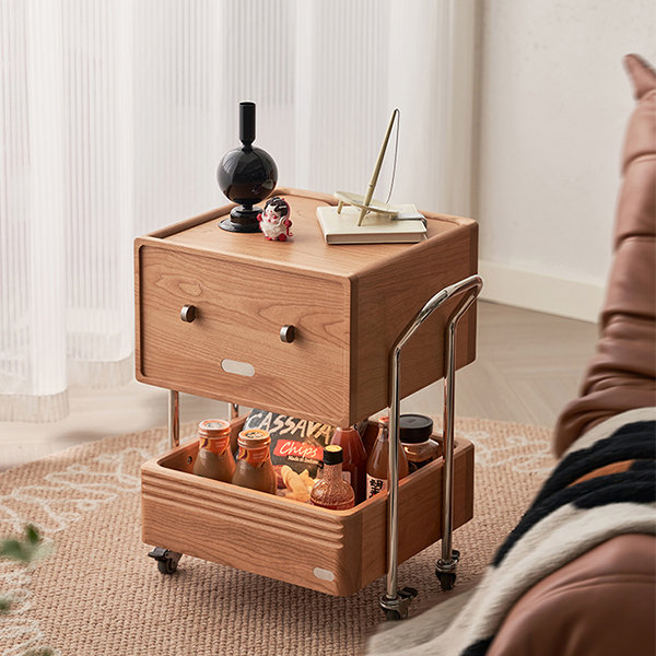 Mini Cart For Babies - Maple Wood - Cherry Wood from Apollo Box