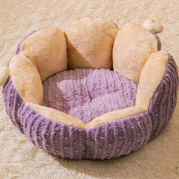 Purple best sale cat bed