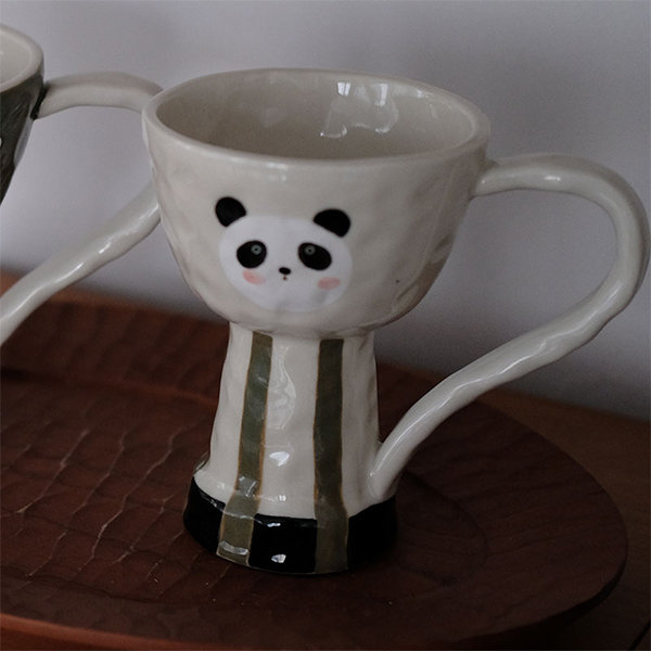 Hand-Painted Panda Mug - Ceramic - What A Cute Mug - ApolloBox