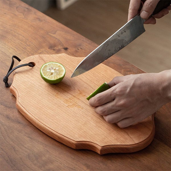 Wattle Wood Cutting Board - With Lanyard - Oval - Rectangle