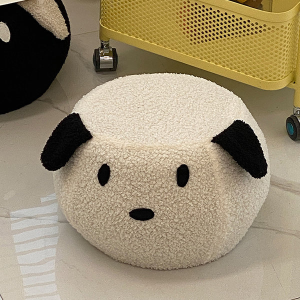 Dog shop shaped ottoman