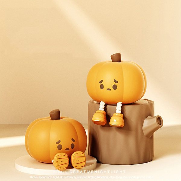 2023 Halloween pumpkin silicone cup with lid 2pcs For Lunch Box Bento