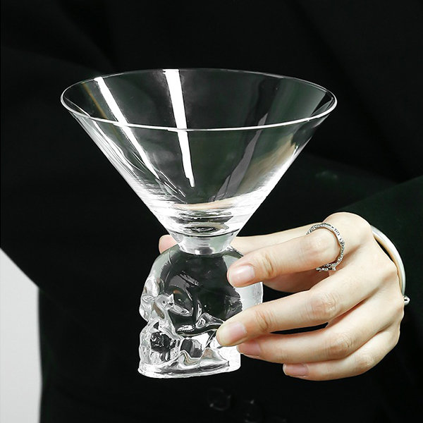 Skull Head Cocktail Cup - Glass - ApolloBox