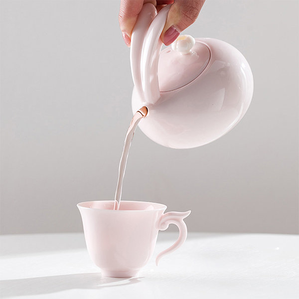 Novelty Shaped Pink Miniature Food Teatime Cookies on Baking Sheet