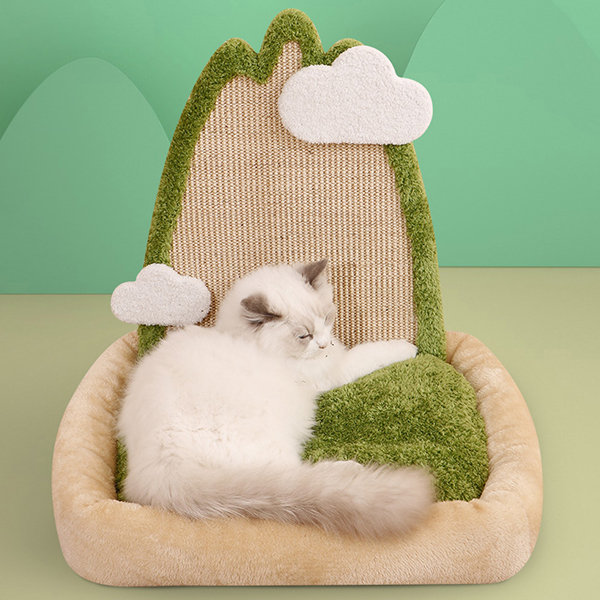 Mountain Cat Scratching Board Nest - Sisal Hemp - Cat Toy