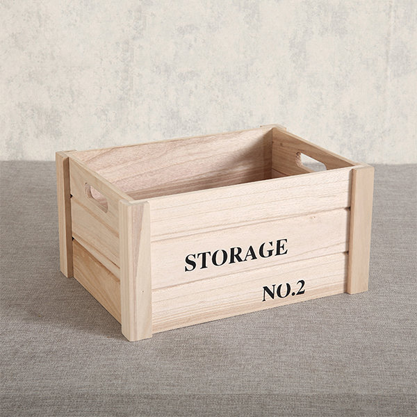 Outdoor Camping Storage Box - Wood - 2 Sizes from Apollo Box