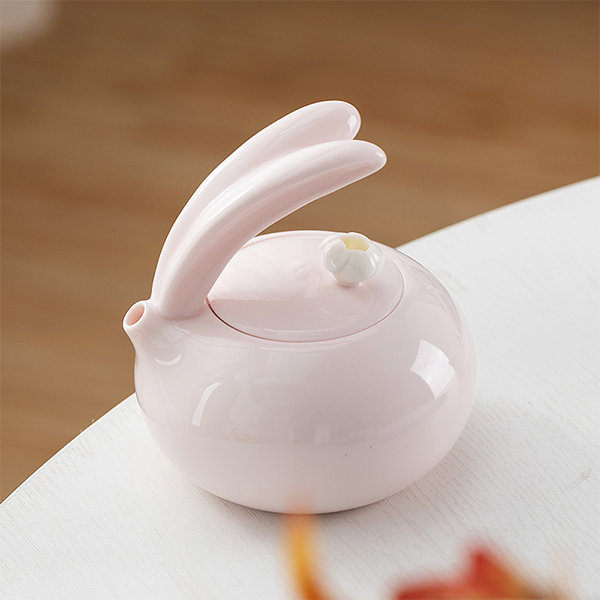 Pink Bunny Teapot - Ceramic - A Whimsical Addition to Your Tea Time -  ApolloBox