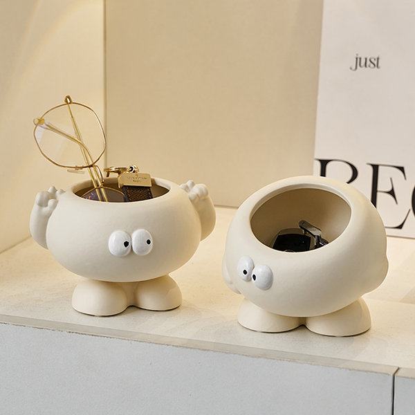 Big-eyed Cutie Whimsical Storage Jar - Creative Desktop Organizer from  Apollo Box