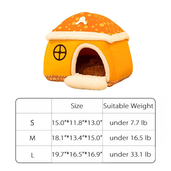 Mushroom House Theme Cat Bed - Allowing Your Cat to Find Solace and Comfort  from Apollo Box