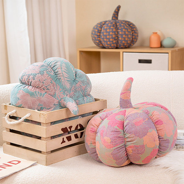 Pink pumpkin outlet pillow