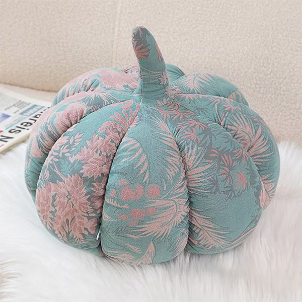 Teal discount pumpkin pillow