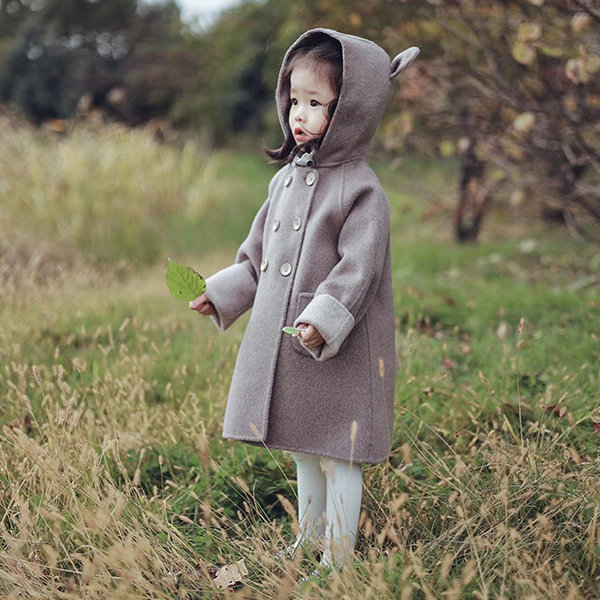 Kids best sale grey coat