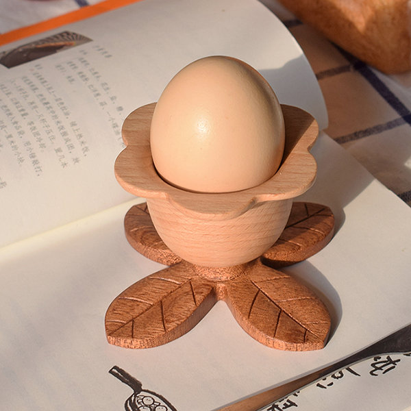 Hand Shaped Egg Holder - Ceramic - White - Set Of 2 from Apollo Box