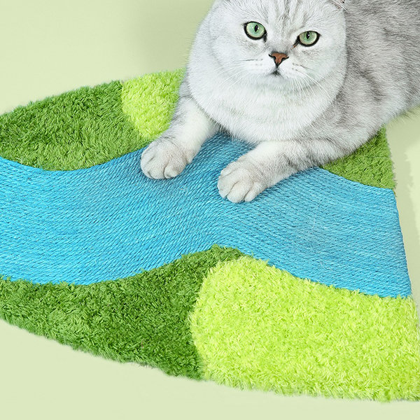 Cat Scratcher Mat - Pale Green – Slowtonglobal