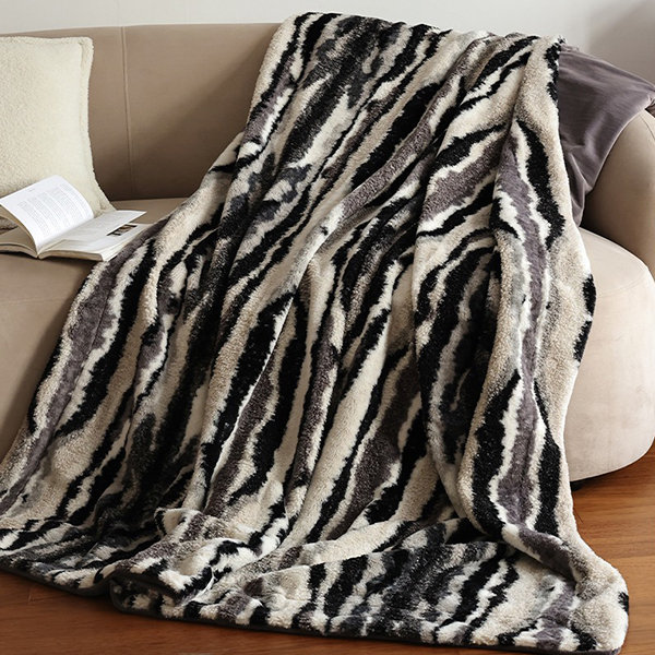 Tie dye plush discount blanket