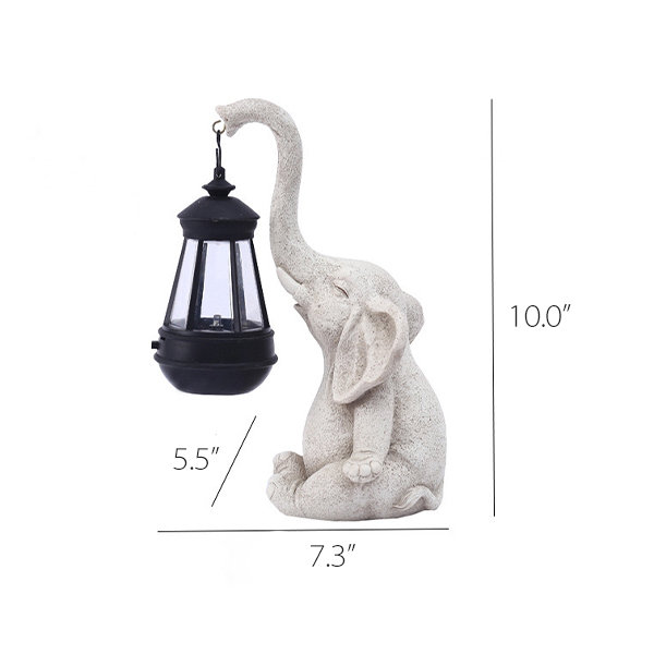 Solar-Powered Elephant Decorative Light - Whimsical Design - Soft Ambient  Lighting from Apollo Box