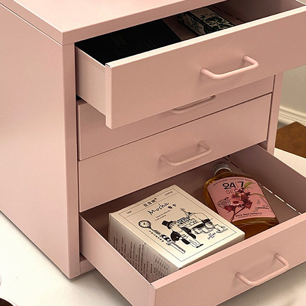 Transparent Stackable Drawer Storage Nordic Desktop Box Cabinet