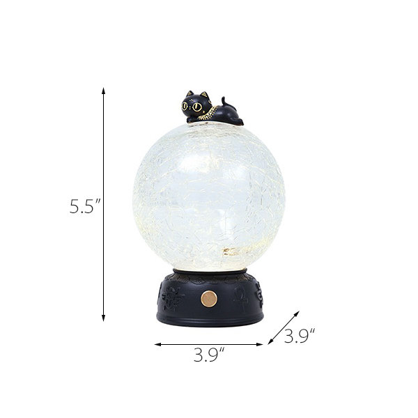 Cat Moon Ambient Lamp - Resin - Ideal For Desktop Decoration