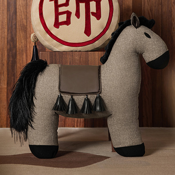 Quirky Pony-Shaped Pillow - Cute Toy - Distinctive Item