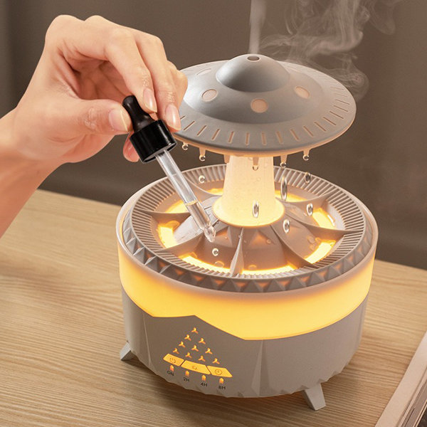 Humidifiers Aroma Diffuser Rain Cloud UFO Humidifier Mushroom