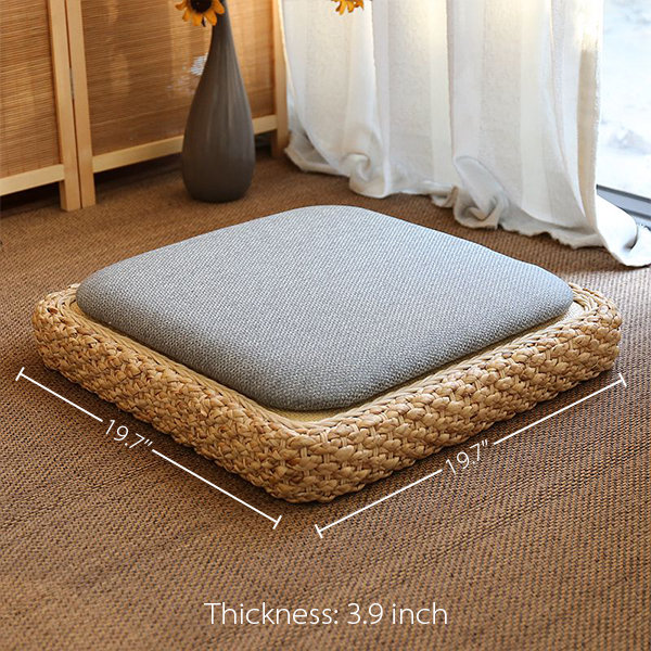 LOVEXTONG Rattan Tatami Mat tradicional japonés piso futón colchones p -  VIRTUAL MUEBLES