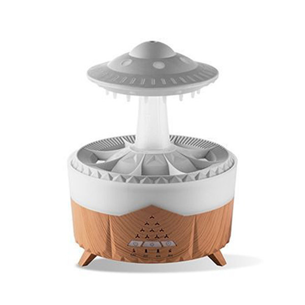 Rain Cloud Humidifier Creative Mushroom Lamp Home Use Colorful Abs  Transparent Household Aromatherapy Machine