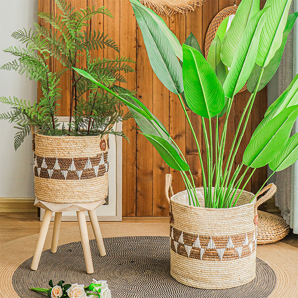 Nordic Style Weave Plant Baskets - Simplistic Yet Elegant Design