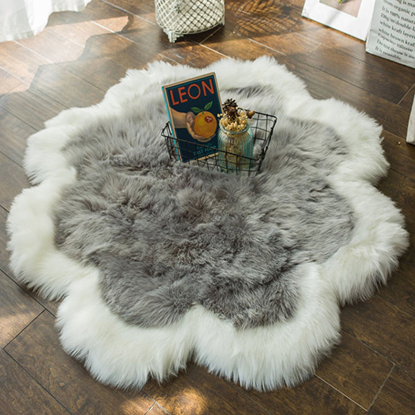 Plush Cat-Like Fur Rug - Luxuriously Soft Tatami Feel - Imitation Sheep Wool