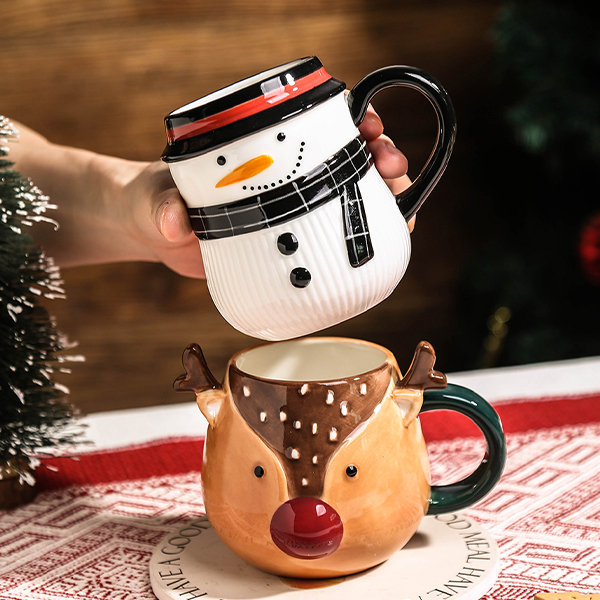 Yaomiao 24 Pcs Christmas Mugs Set Christmas Santa Elf Snowman Elk Mugs  Christmas Mugs for Kids Chris…See more Yaomiao 24 Pcs Christmas Mugs Set