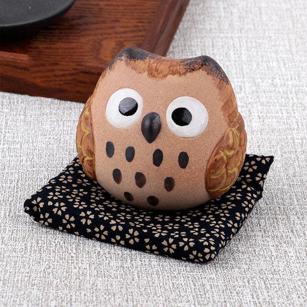 Owl Money Bank - Crafted In Clay - Experience the Charm of Rustic Artistry  from Apollo Box