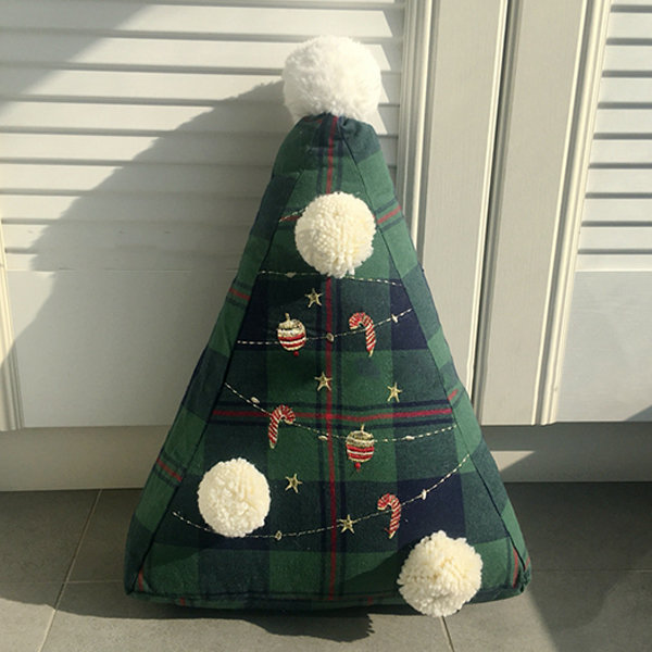 Christmas Tree Pillow Cushion - Festive Ambiance, And Adorable