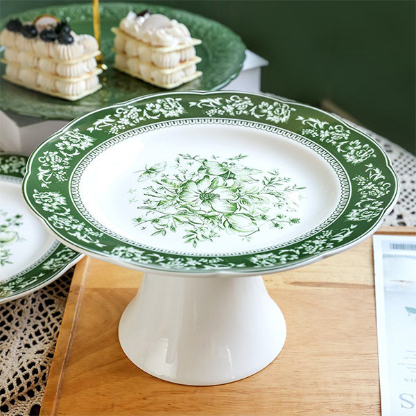 Buy Ceramic French Fleur Cake Stand at 33% OFF Online | Wooden Street