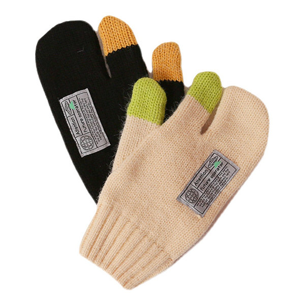 Knitted Split-Finger Thermal Gloves - Versatile Flip-Top Design -  Comfortable and Flexible from Apollo Box