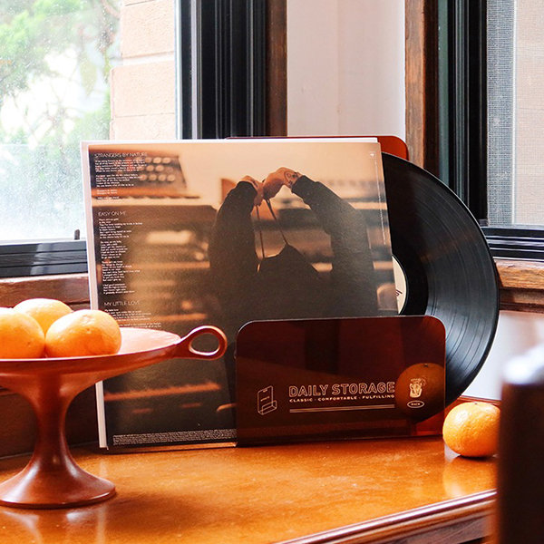 Retro Brown Acrylic Bookshelf - Ideal for Daily Storage and Organization -  ApolloBox