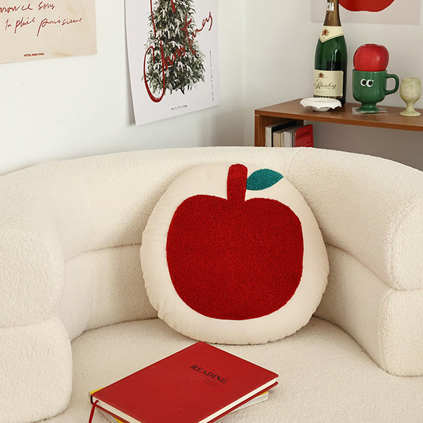 Apple-Inspired Sofa Cushion - Soft And Comfortable Fabric