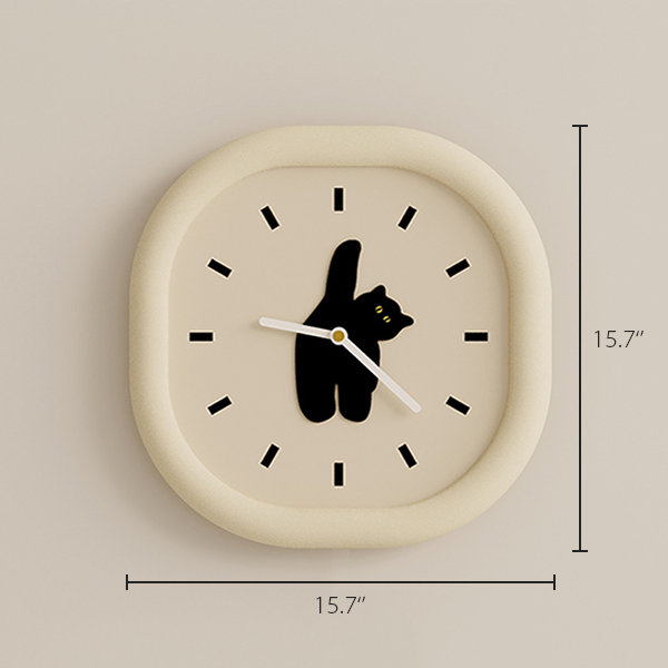 Luxury Pendulum Wall Clock Vintage Radio Music Minimalistic