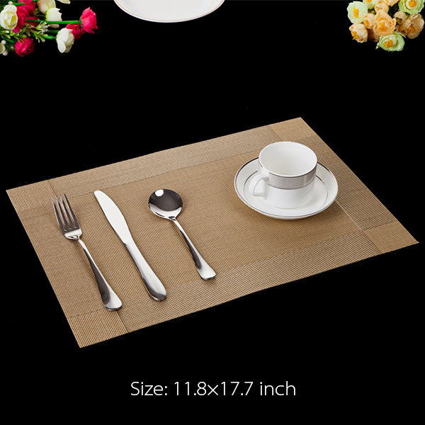 Golden Elegance Placemat - ApolloBox