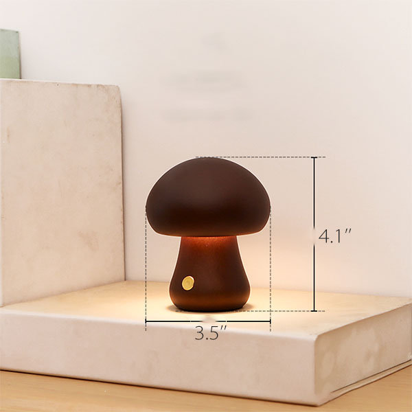 Beechwood Mushroom Lamp - Night Light from Apollo Box