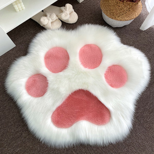 Cartoon Cat Paw Rug - Black - Pink - Purple - Gray - Step into a World of  Comfort - 1ST Missing Piece