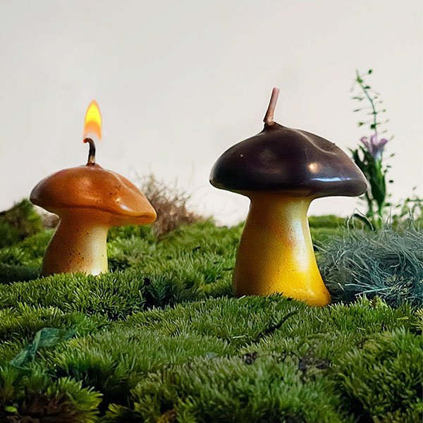 Mushroom Lady Soy Wax Candle | Goddess Mushroom Candles | Magic Mushroom  Decoration