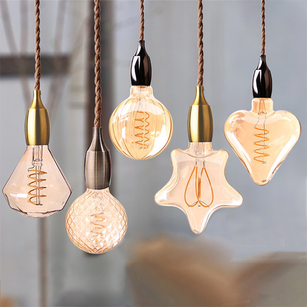 Creative Decorative Bulbs - Glass - Warm Yellow Light