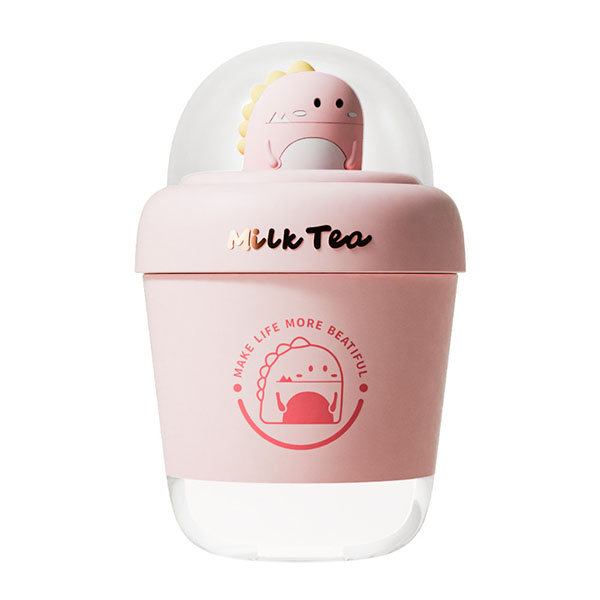 Milk Tea Cup Bluetooth Earbuds - White - Pink - Portable - ApolloBox