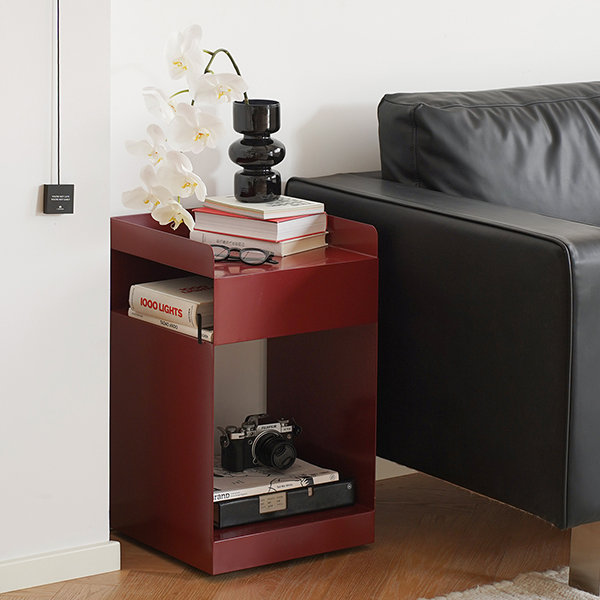 Movable Storage Trolley Side Table - Carbon Steel - Where Function Meets Elegance