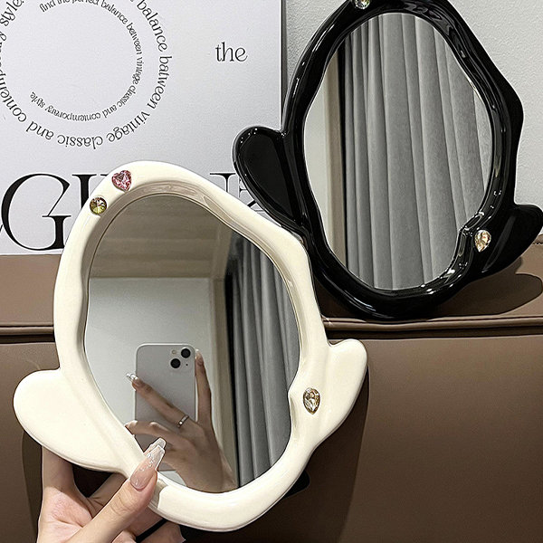 Gold Mini Makeup Mirror from Apollo Box